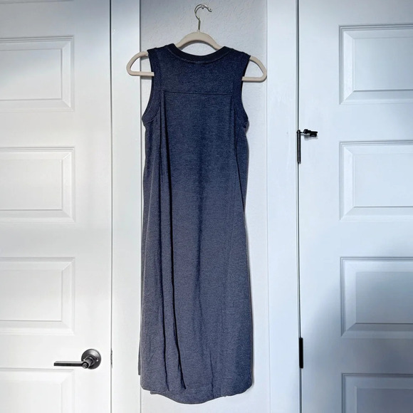 Nike Longline Sleeveless Sportswear Midi Dress Gray Size XS - Picture 6 of 8